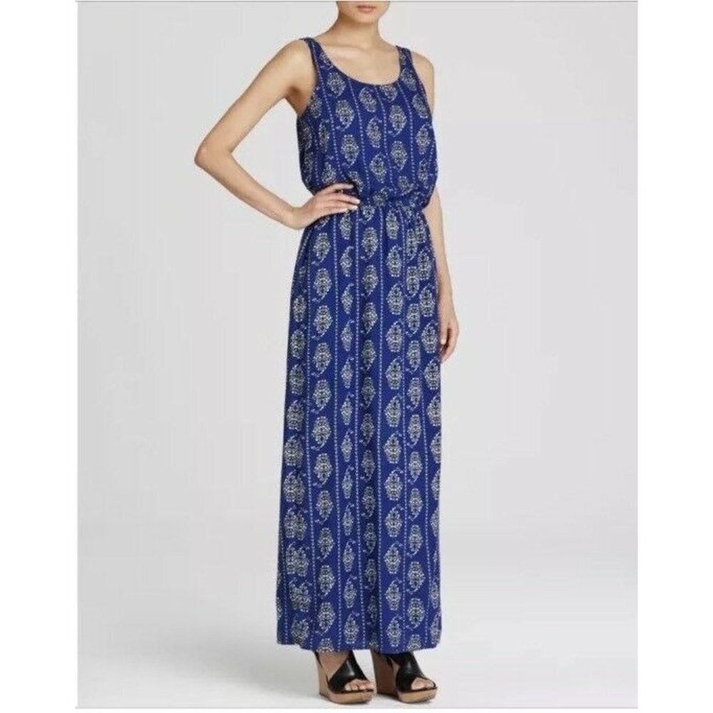 Beach Lunch Lounge Womens Sue Printed Blouson Maxi